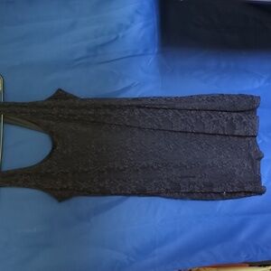 Love Fire Lace Black Dress